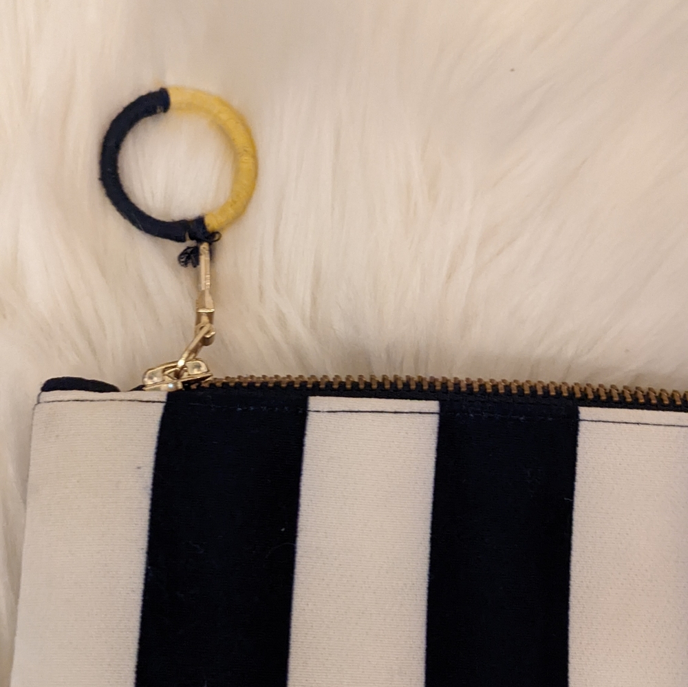 Striped/Color Block Clutch - Picture 2 of 4